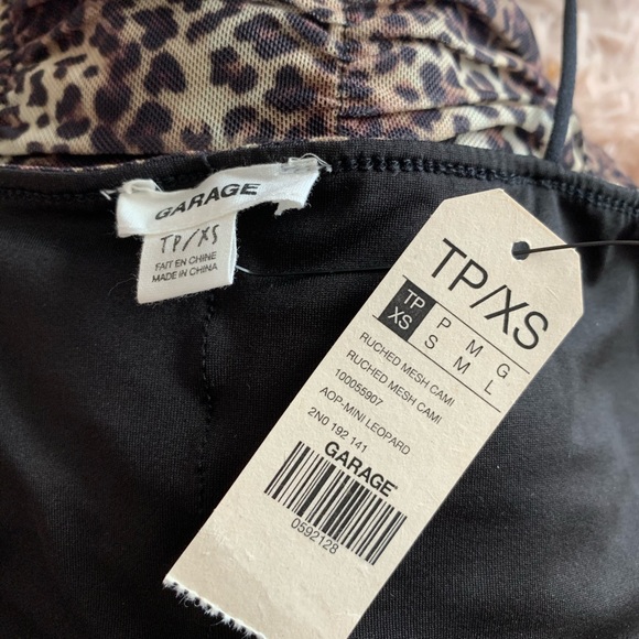 🌿3/$20 Garage Bungee Cami | Cheetah Crop Top - Picture 6 of 6